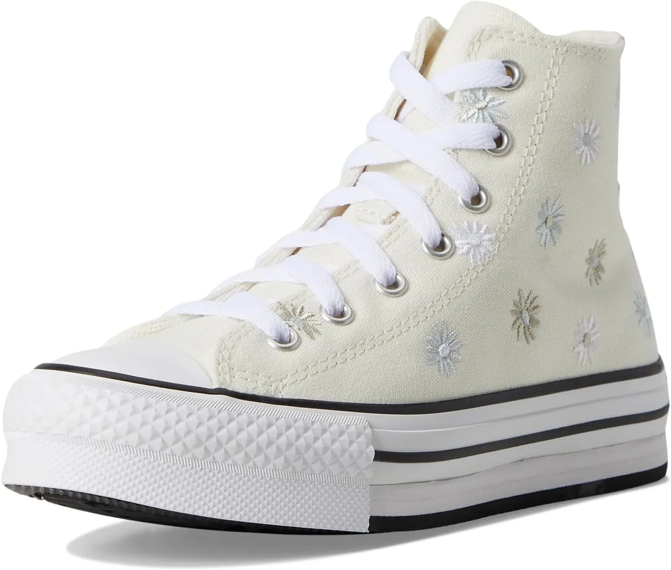 Converse Unisex-Child Chuck Taylor All Star Eva Lift Platform Florals (Big Kid)