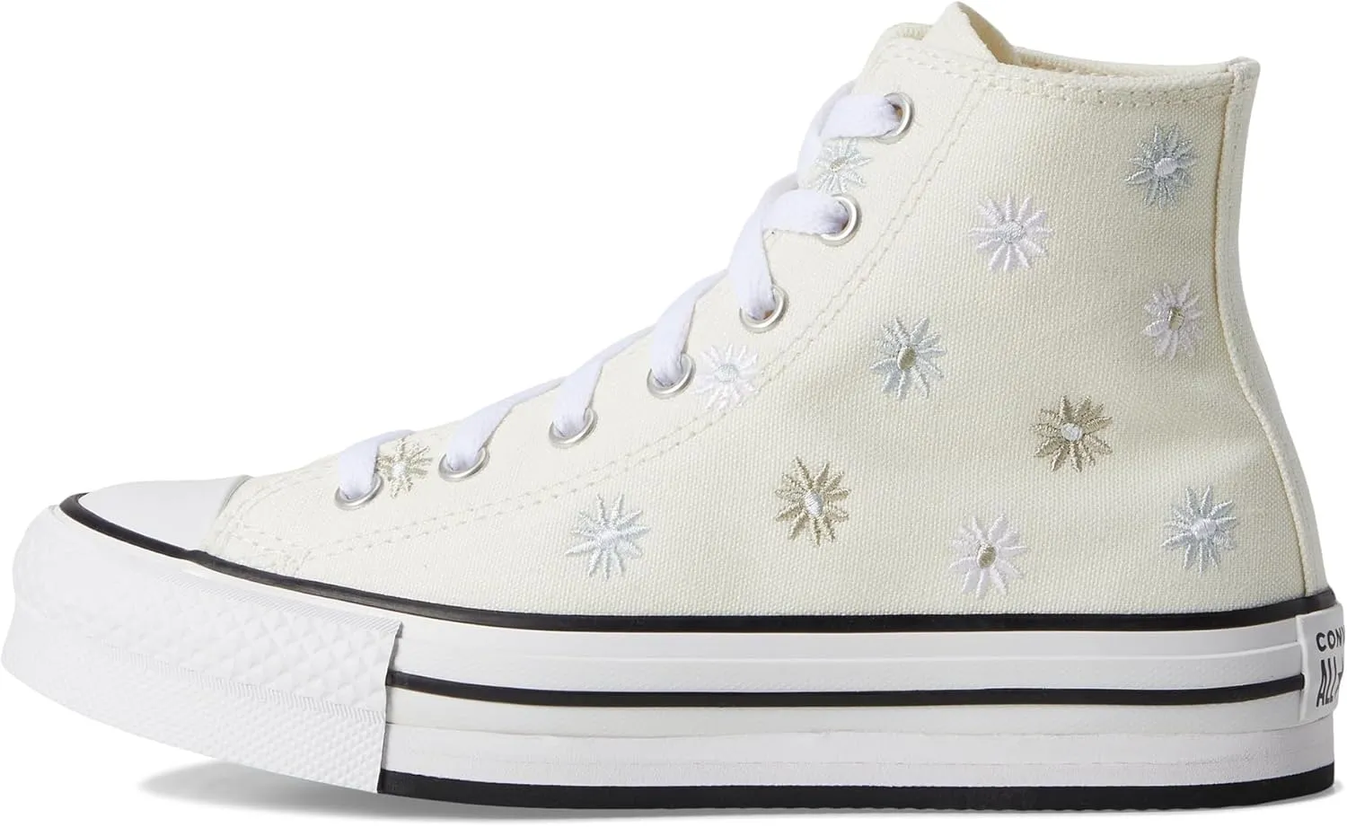 Converse Unisex-Child Chuck Taylor All Star Eva Lift Platform Florals (Big Kid)