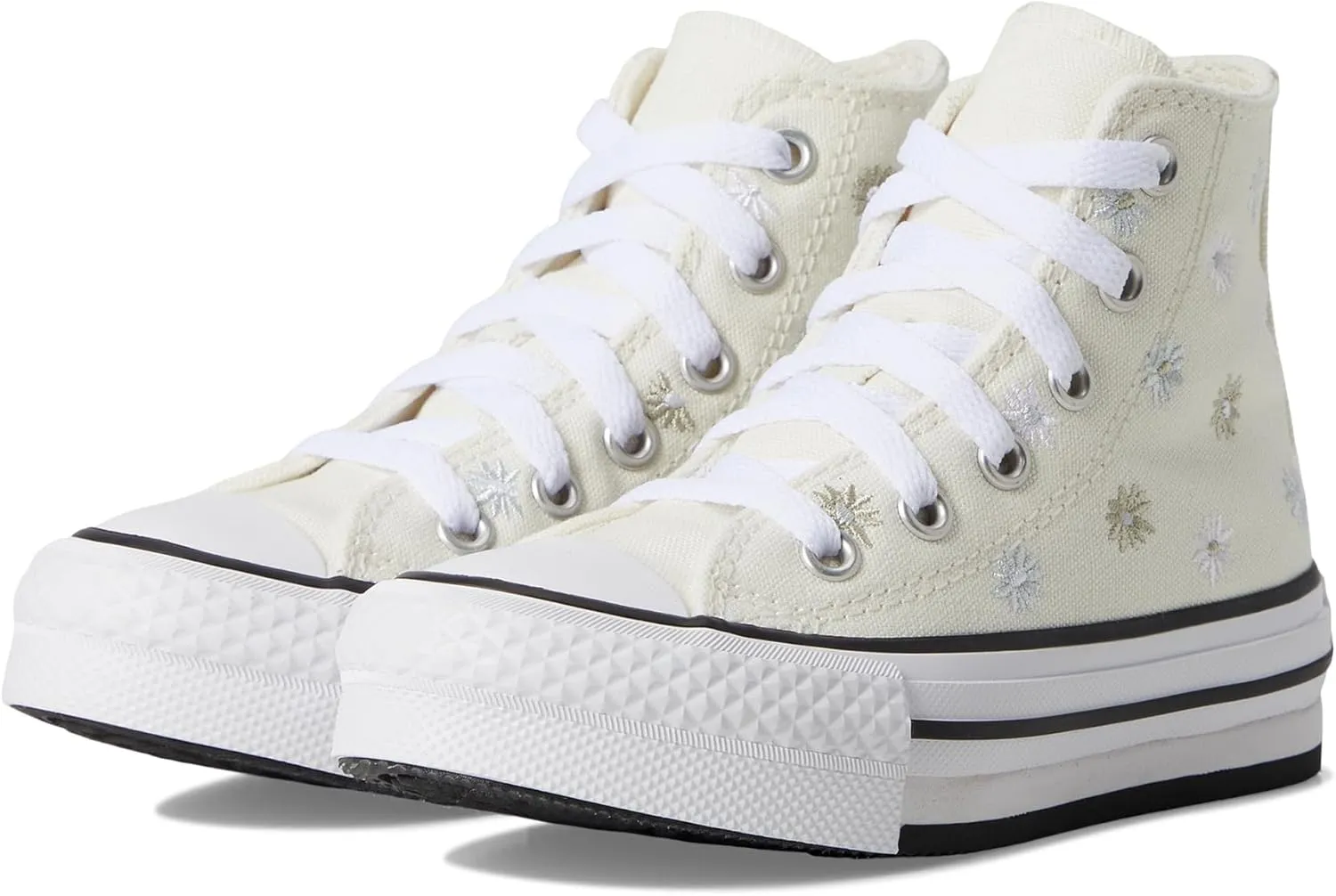 Converse Unisex-Child Chuck Taylor All Star Eva Lift Platform Florals (Little Kid)