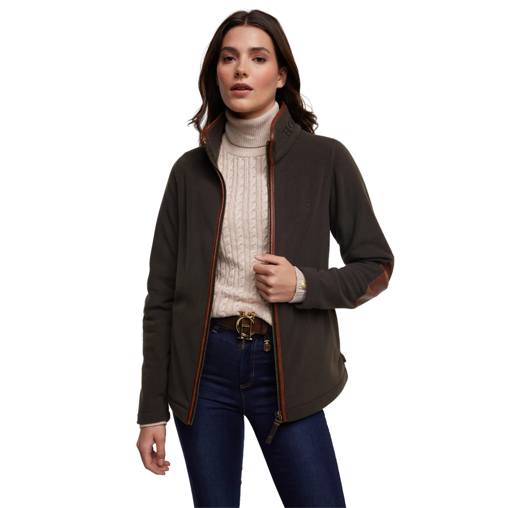 Country Fleece Jacket Khaki