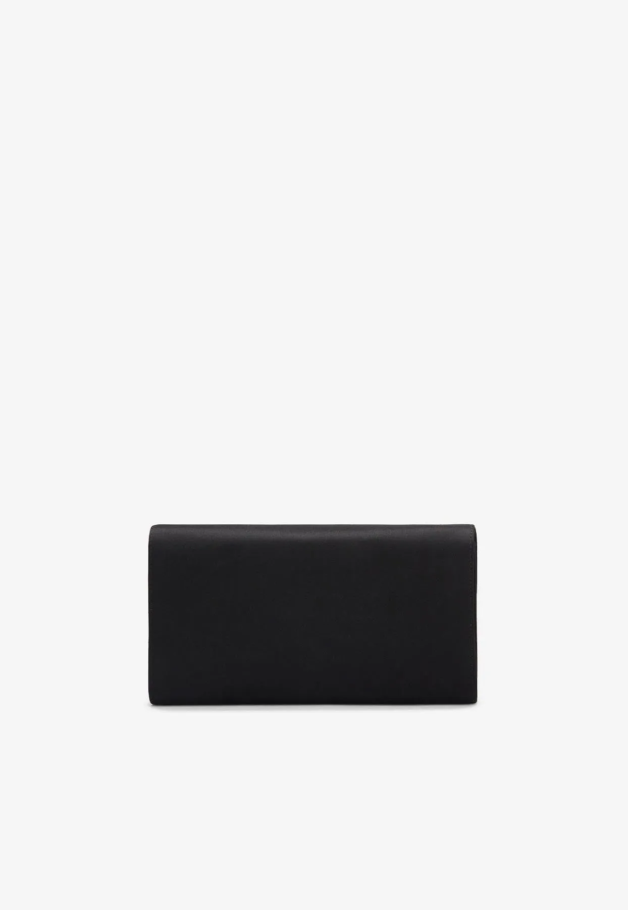 Crystal Buckle Envelope Bag in Satin