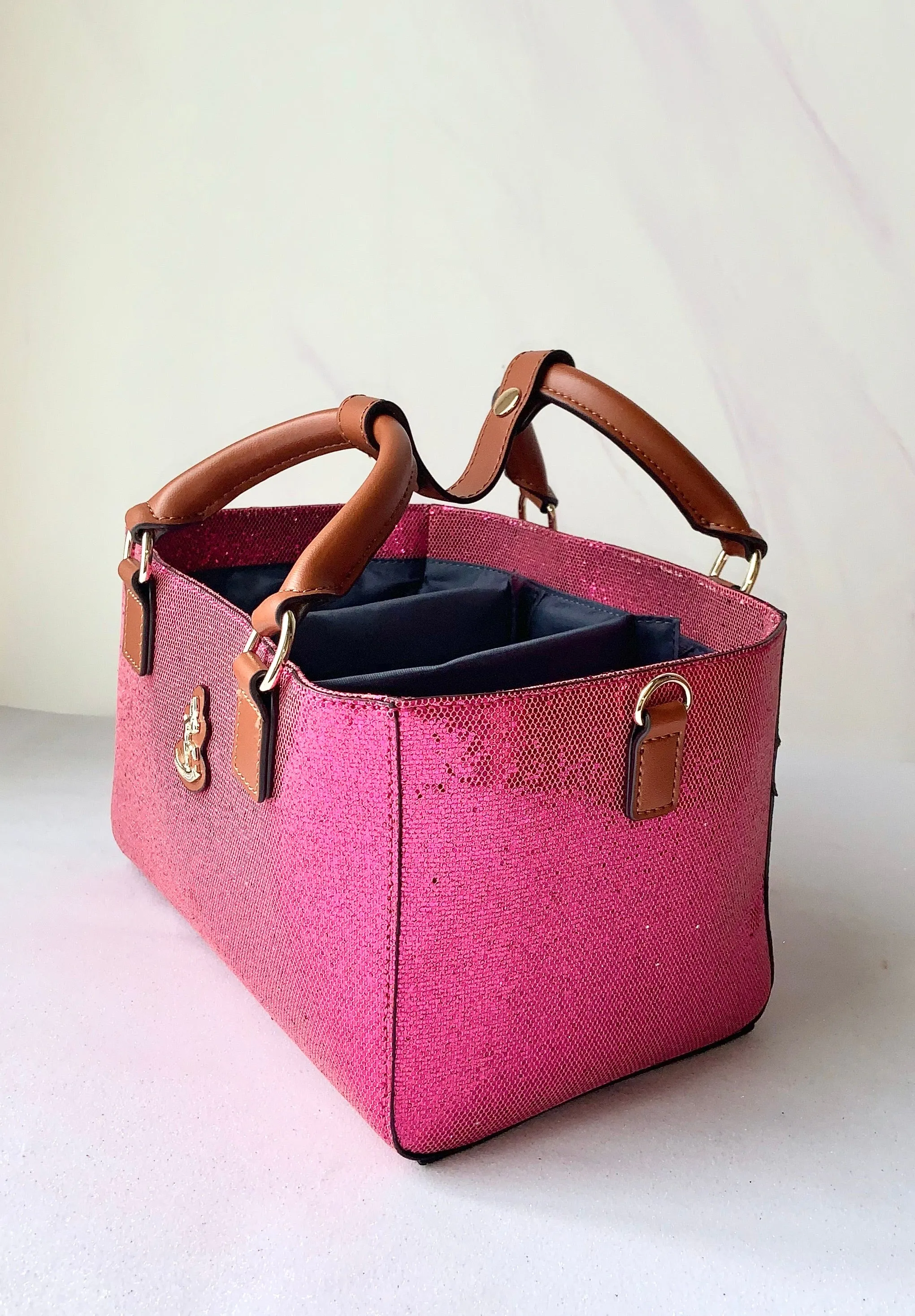 Cube Tote Bag TWINKLE, pink