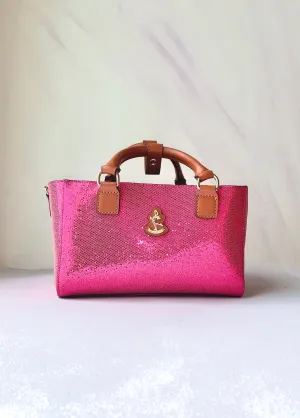 Cube Tote Bag TWINKLE, pink