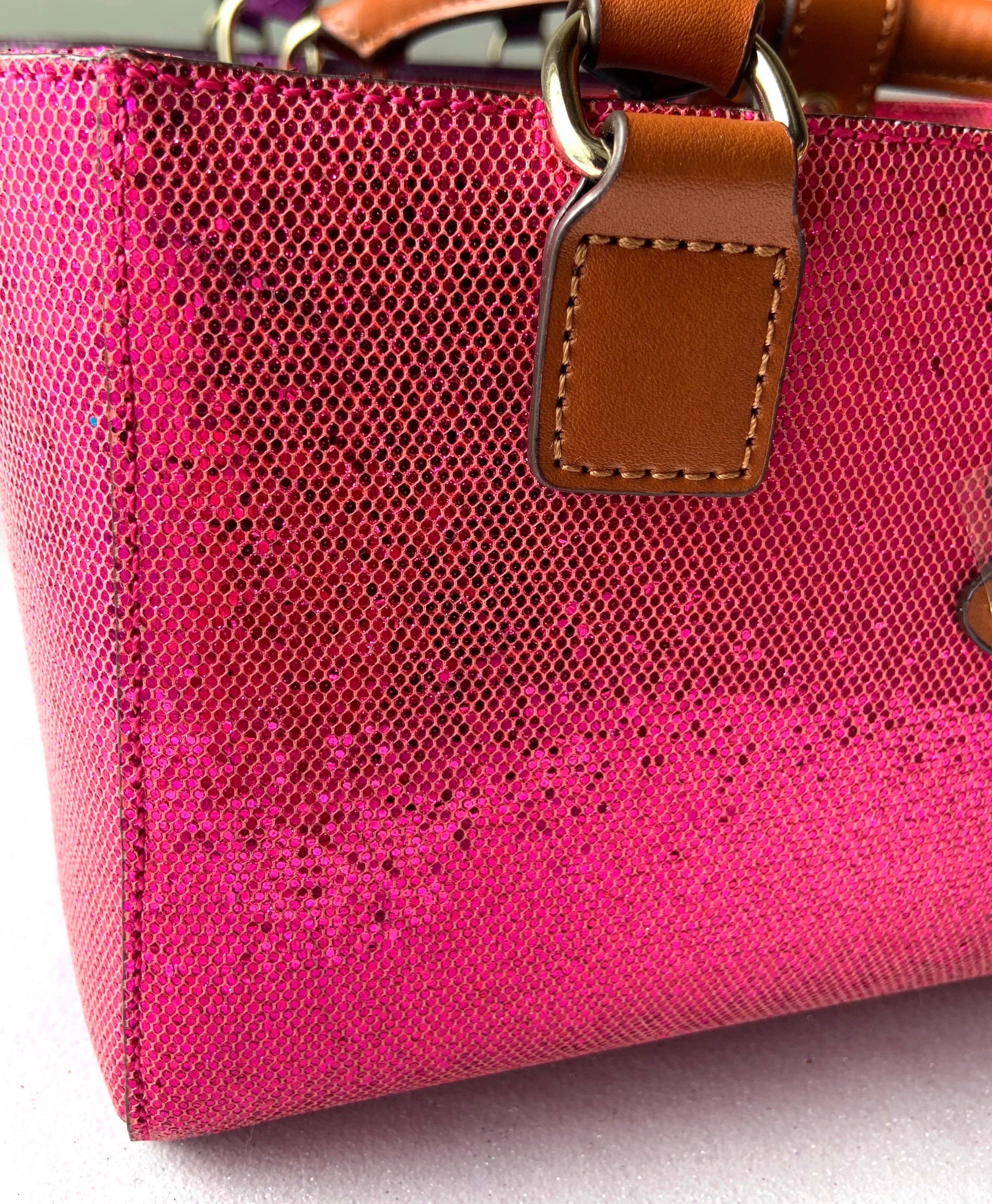 Cube Tote Bag TWINKLE, pink