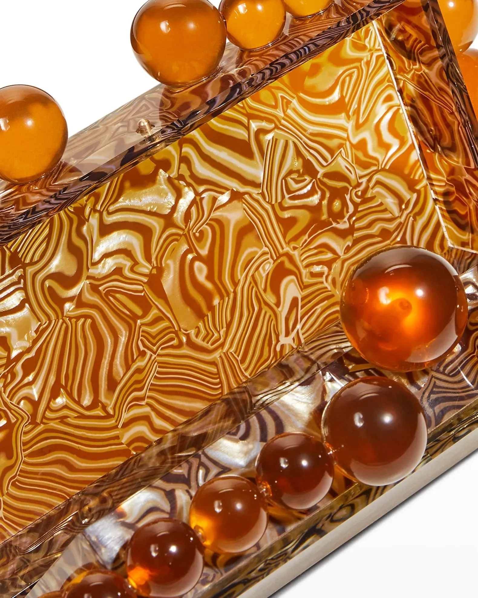 CULT GAIA EOS BEAD EMBELLISHED CLUTCH BAG