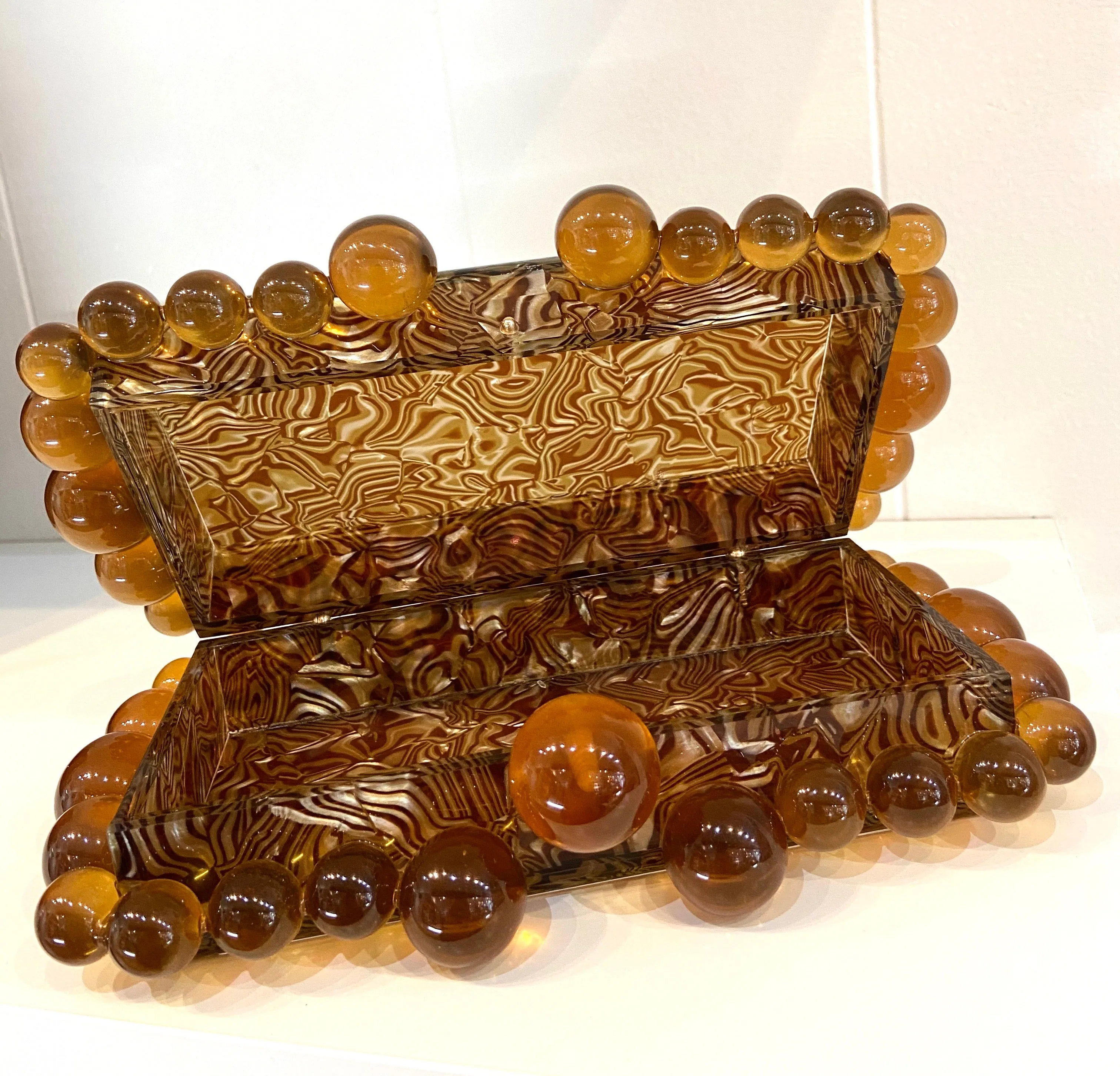 CULT GAIA EOS BEAD EMBELLISHED CLUTCH BAG