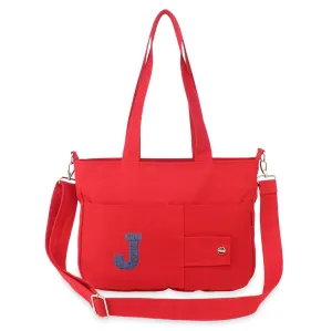 Custom Embroidered Canvas Shoulder Bag Personalized Gift Handcrafted Uniquely Crafted Women Purse Monogrammed Weekender Bag Teacher Tote Bag Gift for Women Bridesmaid Teachers Wife Girlfriend Grandma