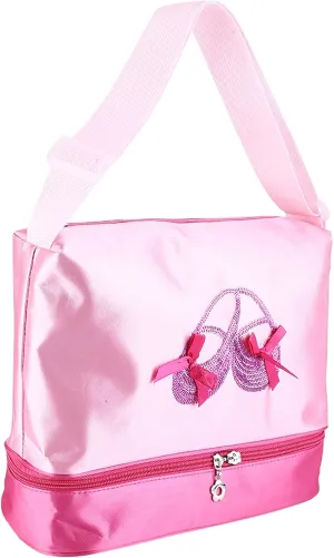 Dance Bag, Ballet Bag, Overnight Travel Bag, Girls Ballet Handbag Child Ballerina Kids Ballet Sequined Dance Shoulder Bag with Shoulder Strap