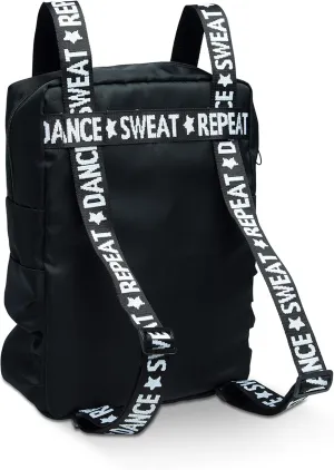 DANZNMOTION DANCE, SWEAT, REPEAT TOTE/BACKPACK (Black)