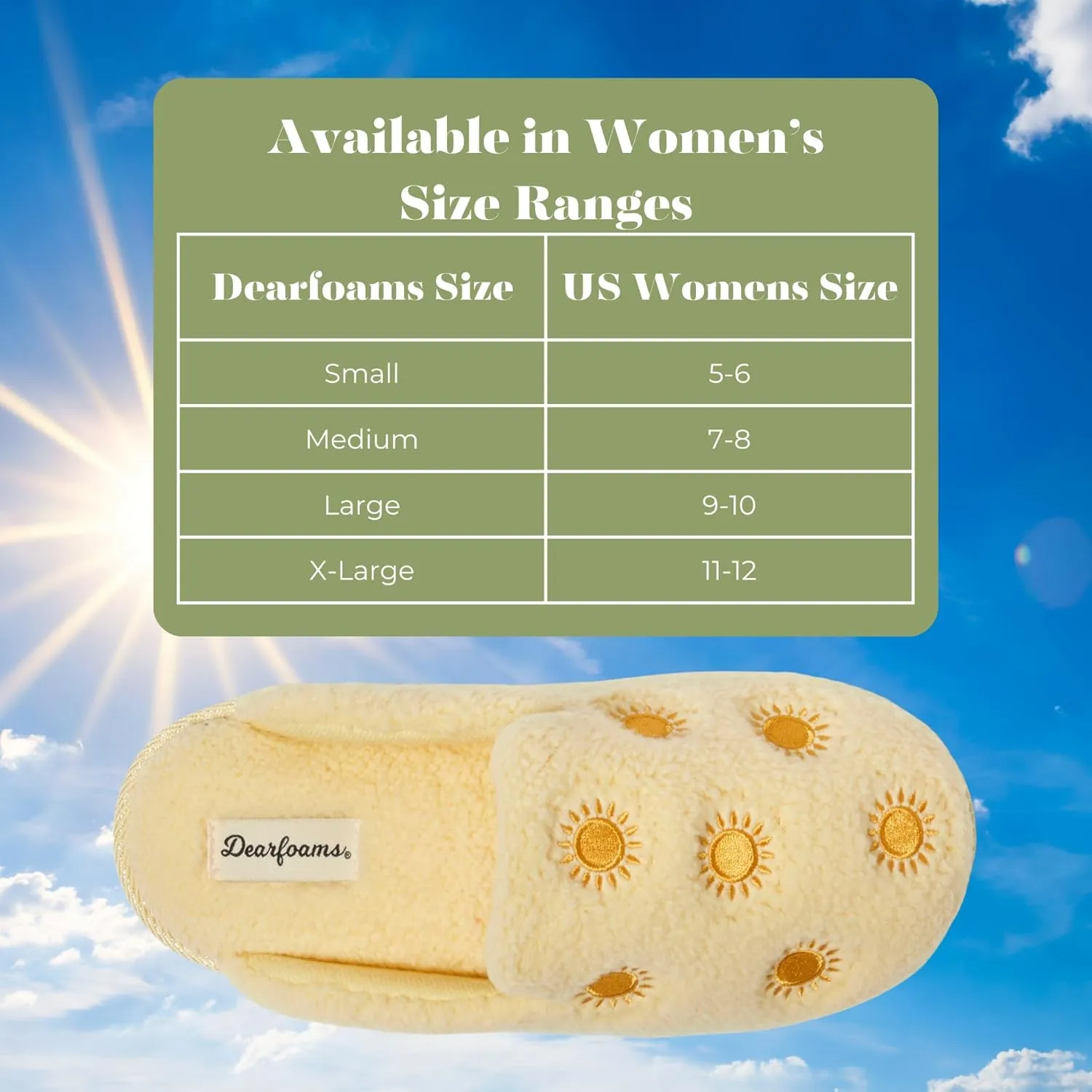 Dearfoams Women's Fuzzy Mom Easter Valentines Mother’s Day Slippers