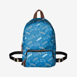 Detroit Lions Printed Collection Mini Backpack