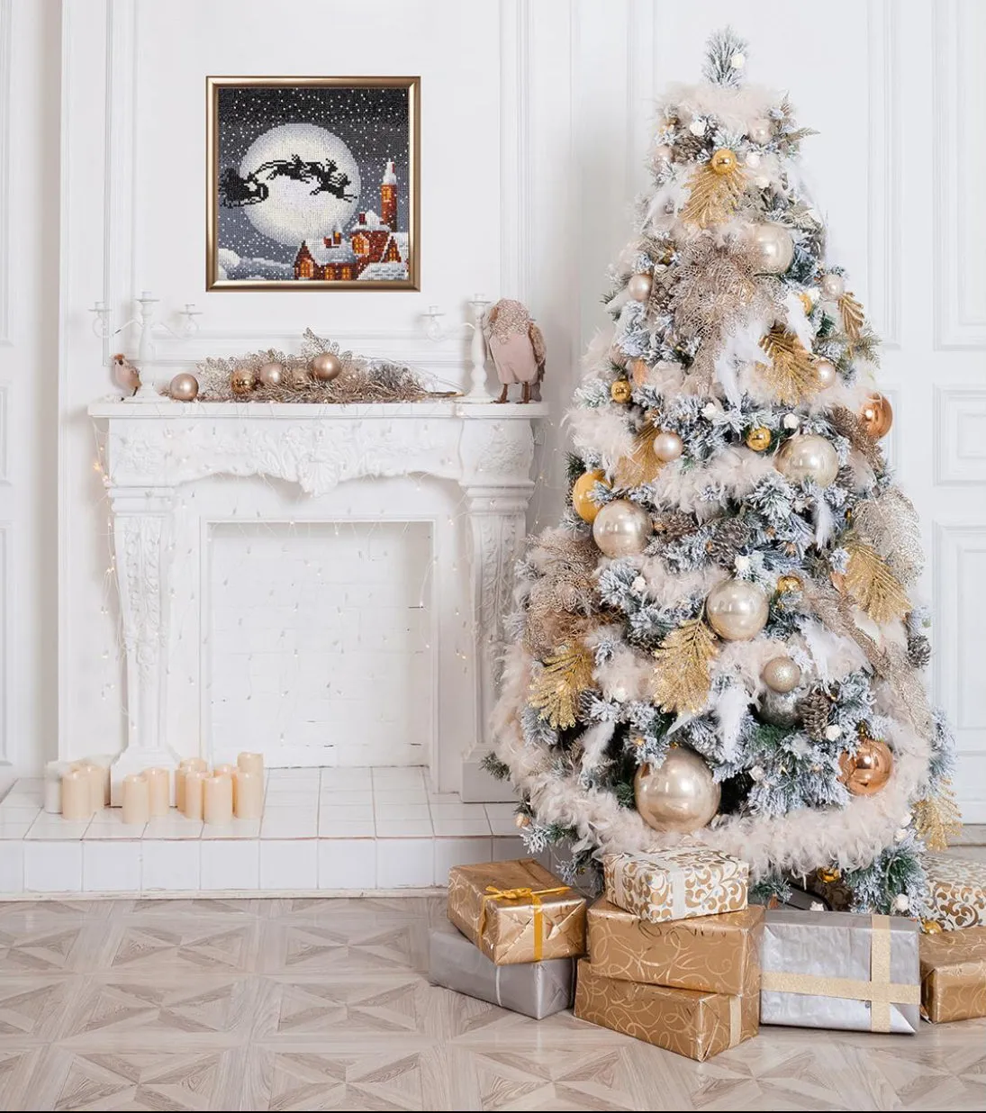 Diamond Art Holiday Santa’s Sleigh