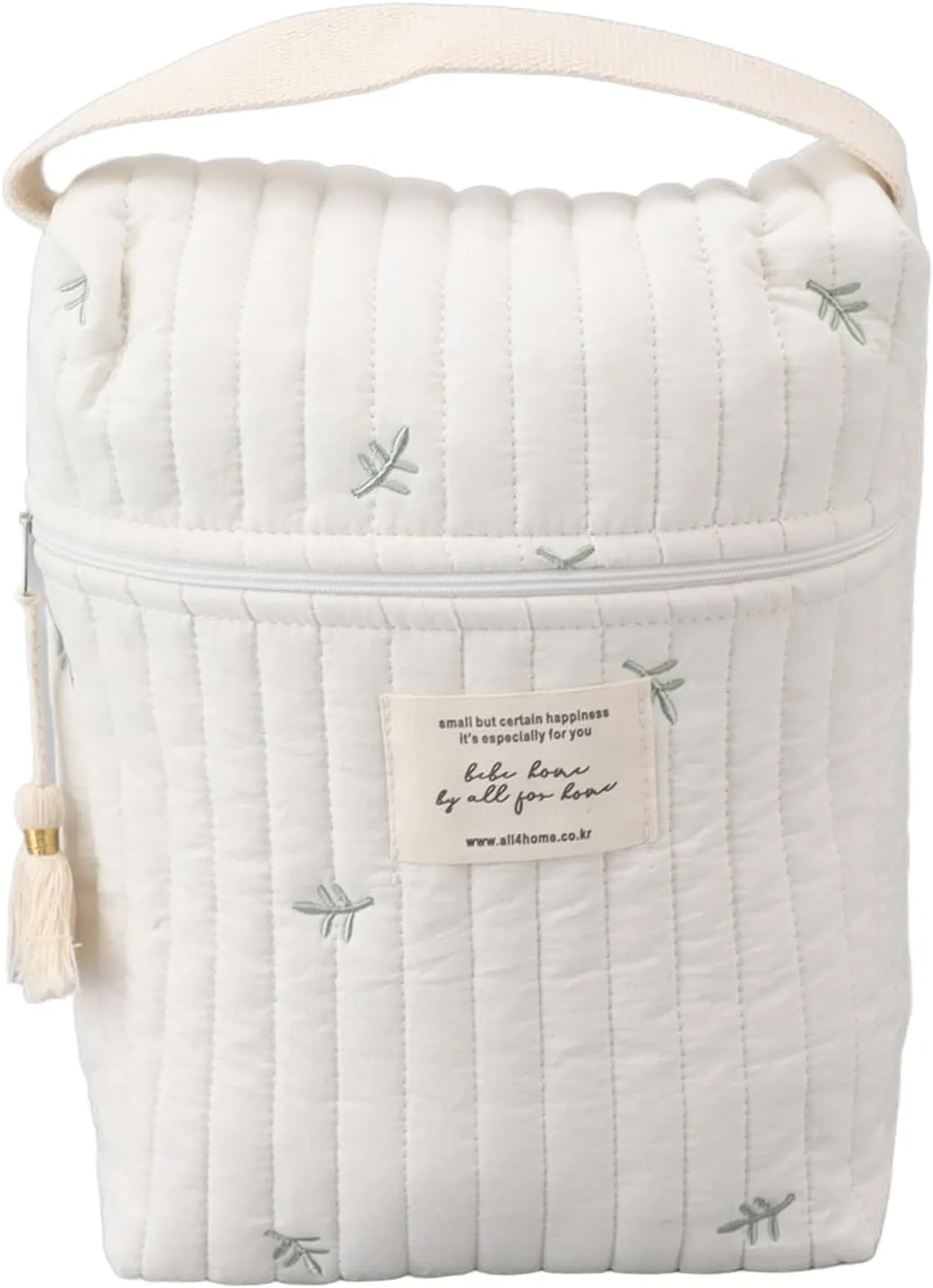 Diaper Bag Tote, Travel Diaper Tote, Multifunction Baby Bag for Bottle Wipes Pacifier (Leaf)