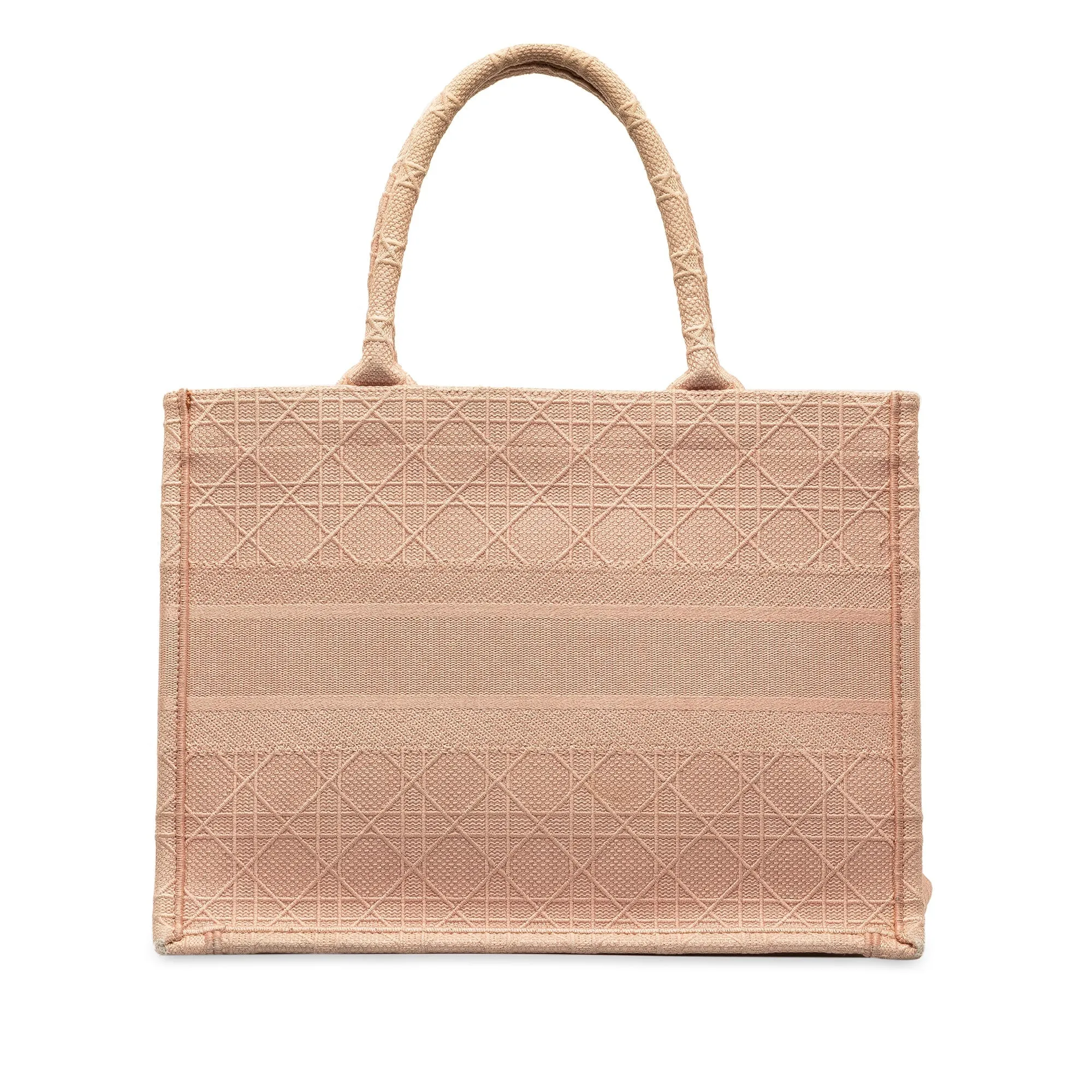 DIOR Medium Cannage Embroidered Book Tote Tote Bag