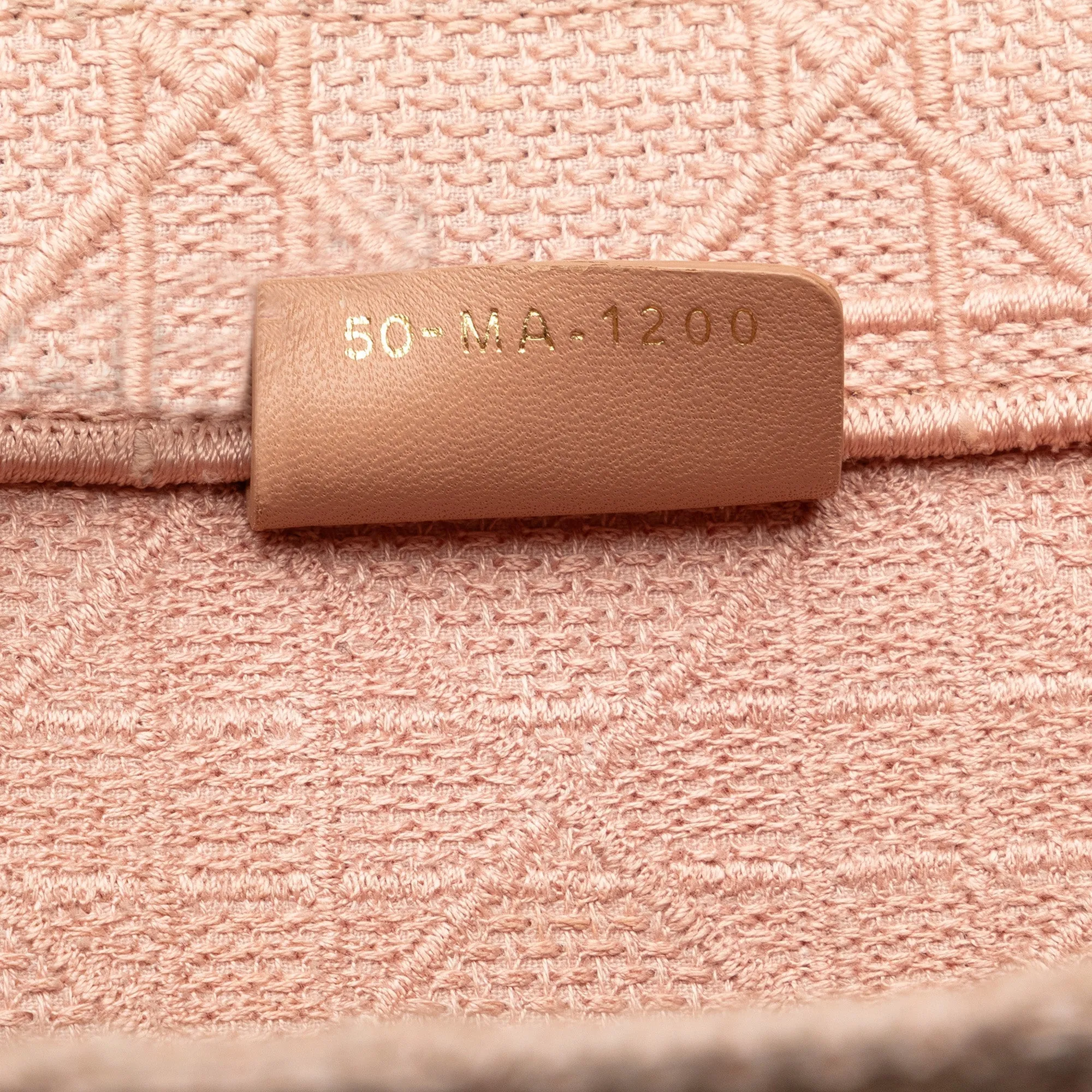 DIOR Medium Cannage Embroidered Book Tote Tote Bag