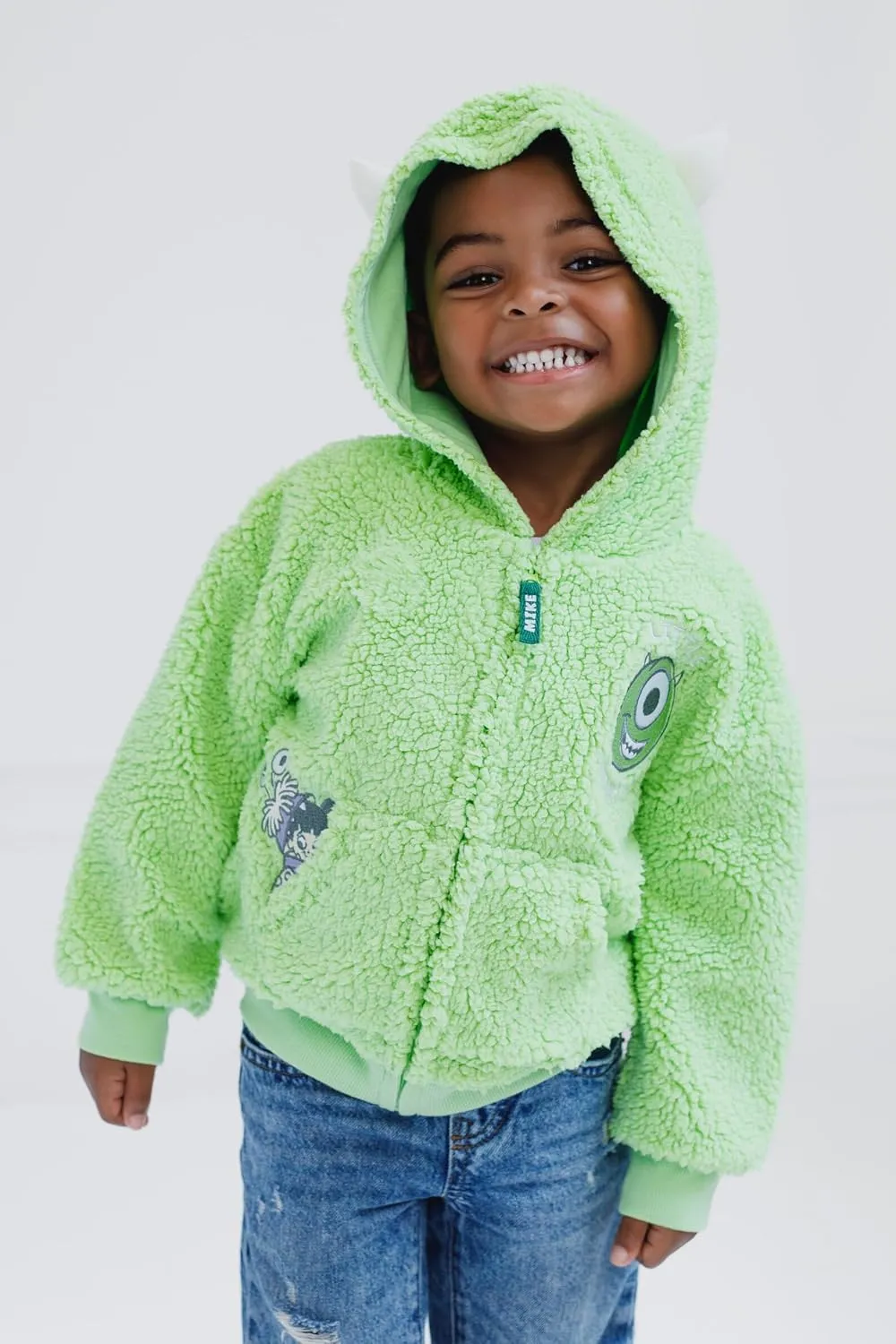Disney Winnie the Pooh Mickey Mouse Nightmare Before Christmas Lilo & Stitch Monsters Inc. Zip Up Hoodie Newborn to Big Kid