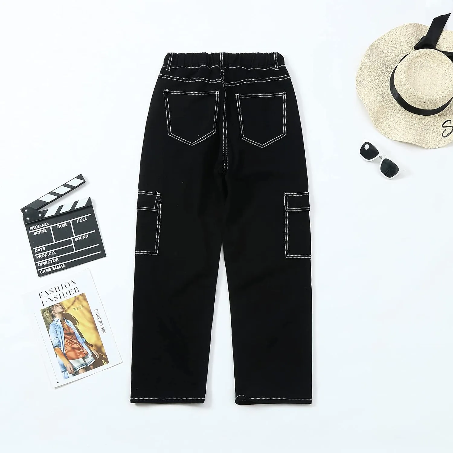 DIYAGO Baggy Jeans Mens Straight Wide Leg Casual Teen Vintage Streetwear Hip Hop Trendy Denim Pant Designer Long Trouser