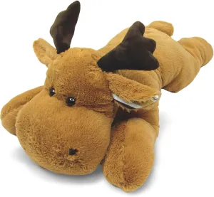 DolliBu Plush Moose Stuffed Animal Pillow Size - Super Soft Animal for Kids, Cozy Nap Buddy, Floor Pillow for Kids and Toddlers, Jumbo Hugging Plush - 30 Inch