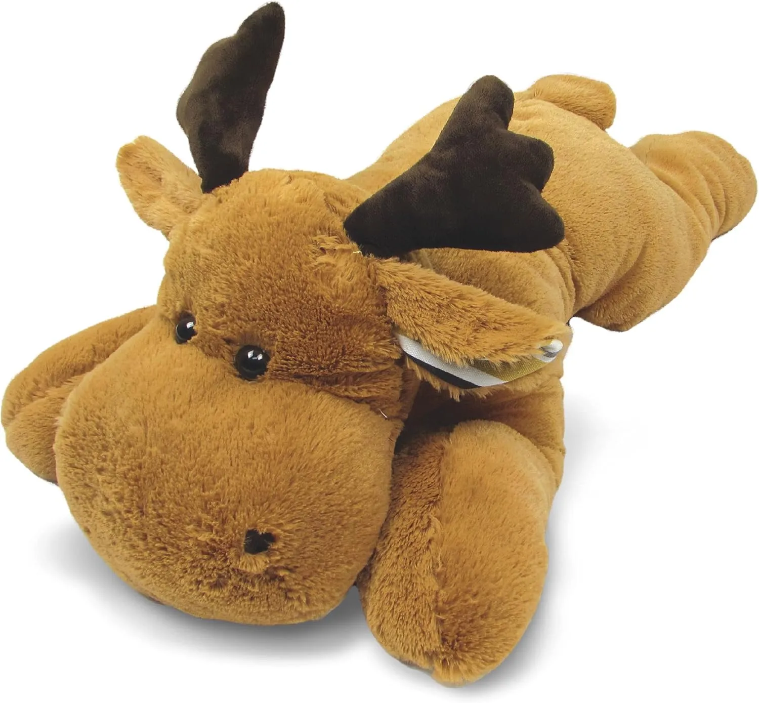 DolliBu Plush Moose Stuffed Animal Pillow Size - Super Soft Animal for Kids, Cozy Nap Buddy, Floor Pillow for Kids and Toddlers, Jumbo Hugging Plush - 30 Inch