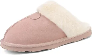 DREAM PAIRS Women's House Slippers Indoor Fuzzy Fluffy Furry Cozy Home Bedroom Comfy Winter Cute Warm Outdoor Shoes FuzzyEasy