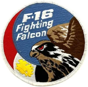 Egyptian Air Force F-16 Fighting Falcon Flag Swirl Patch Fn3