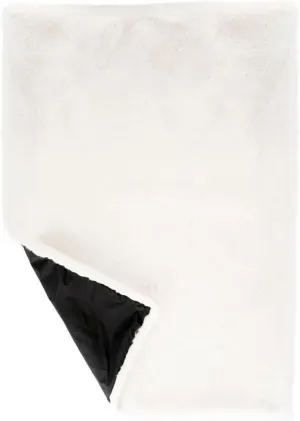 Fabulous-Furs Donna Salyers Ivory Mink Faux Fur Lap Blanket, Ivory, One Size