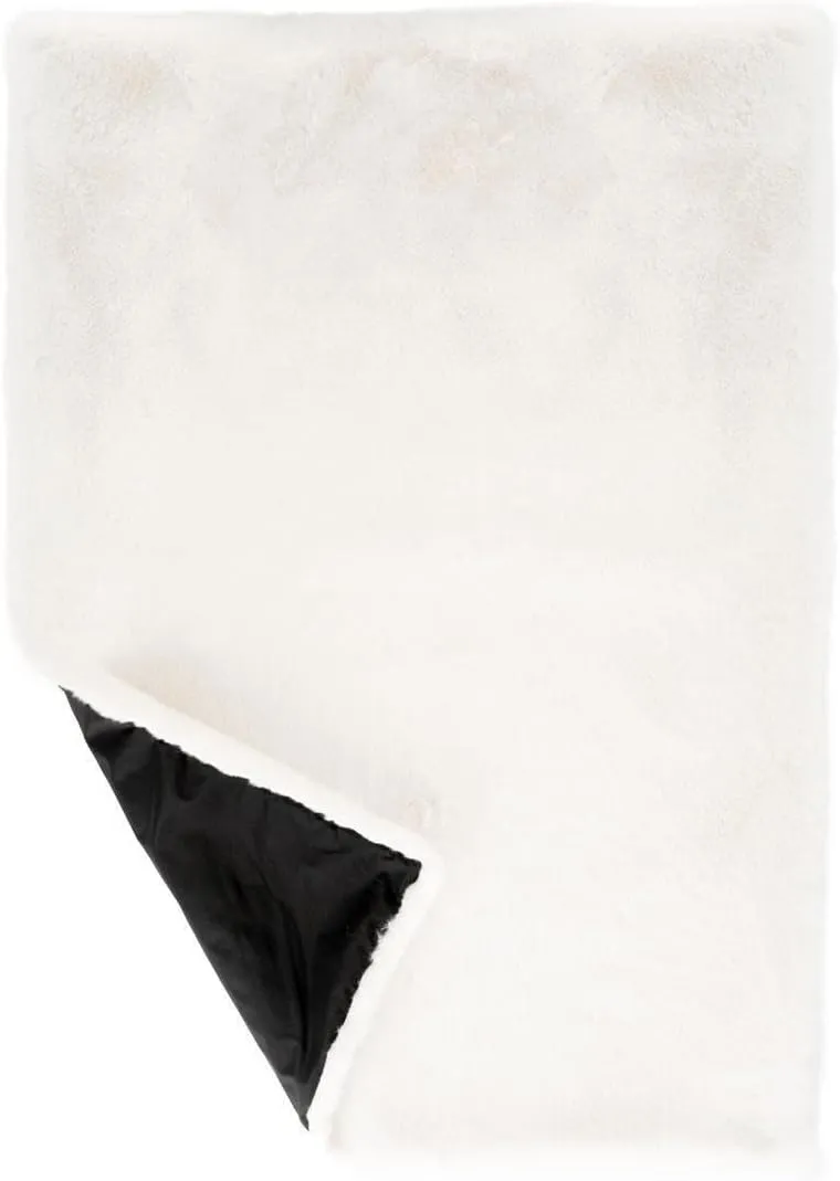 Fabulous-Furs Donna Salyers Ivory Mink Faux Fur Lap Blanket, Ivory, One Size