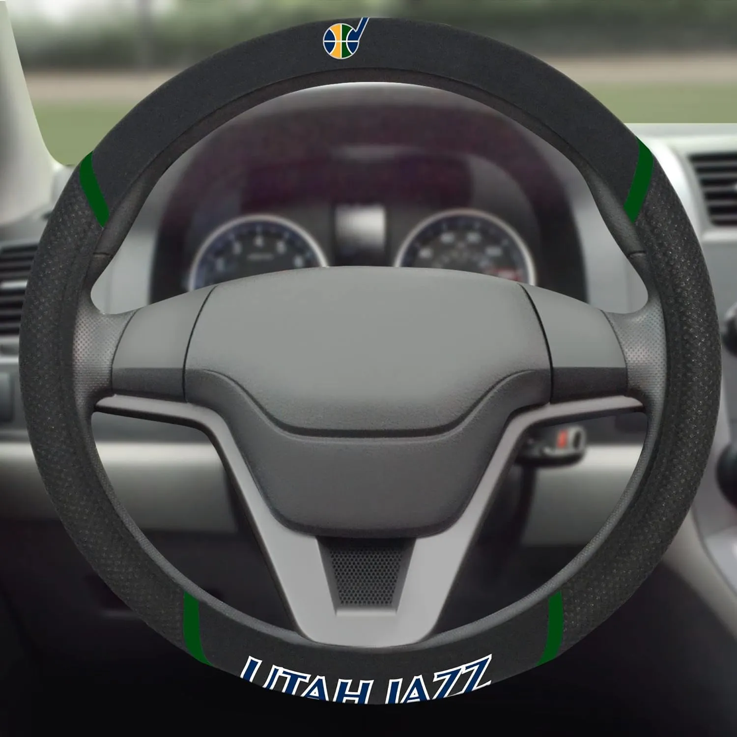 FANMATS NBA Unisex-Adult Embroidered Steering Wheel Cover