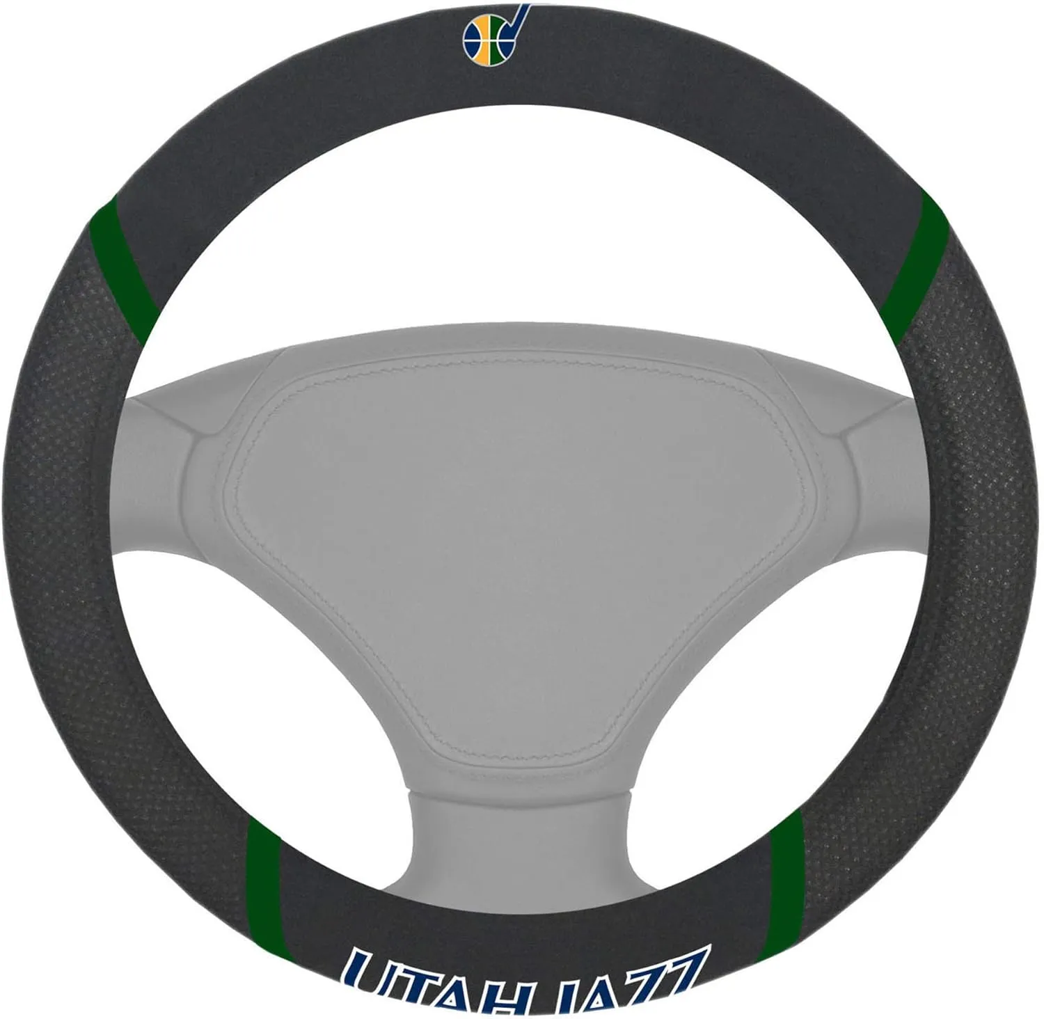FANMATS NBA Unisex-Adult Embroidered Steering Wheel Cover