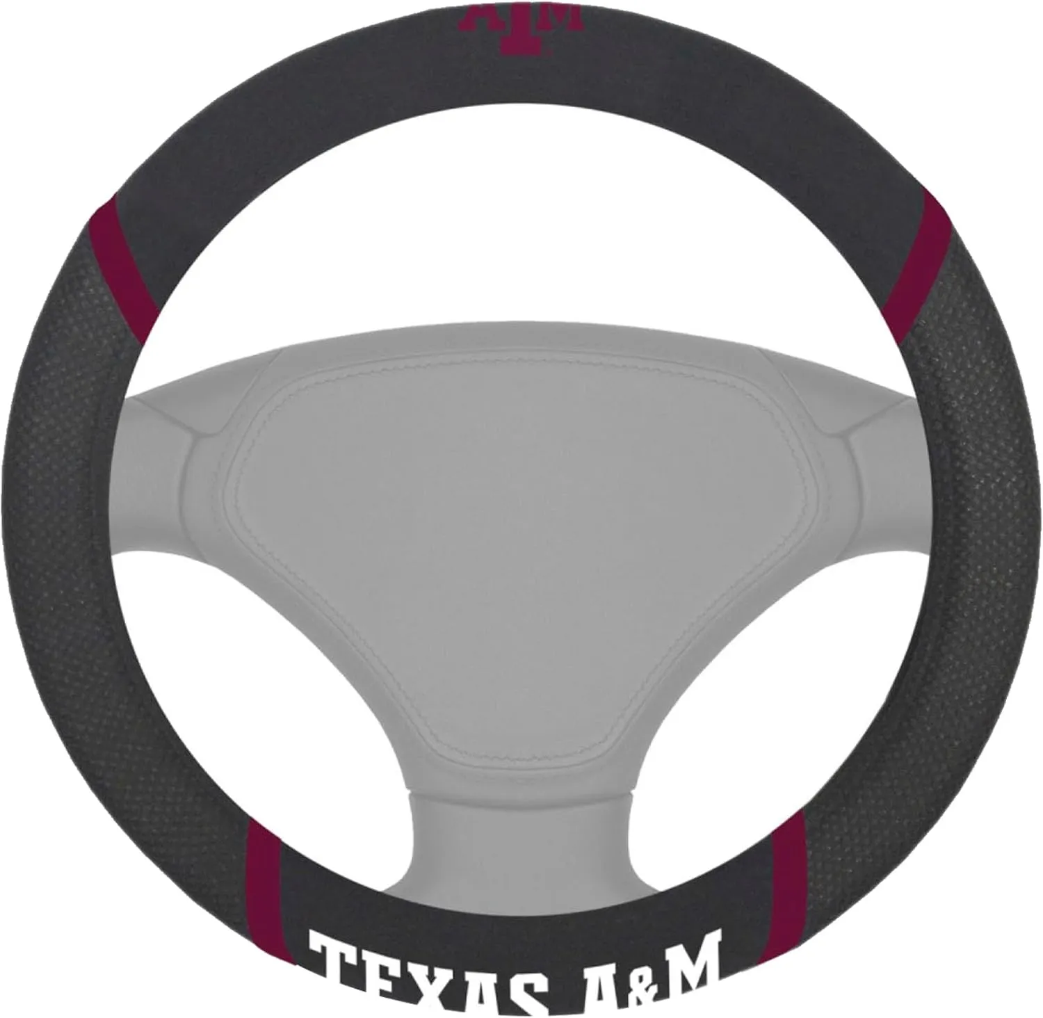 FANMATS NCAA Unisex-Adult Embroidered Steering Wheel Cover