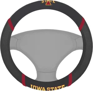 FANMATS NCAA Unisex-Adult Embroidered Steering Wheel Cover