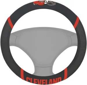 FANMATS NFL Unisex-Adult Embroidered Steering Wheel Cover