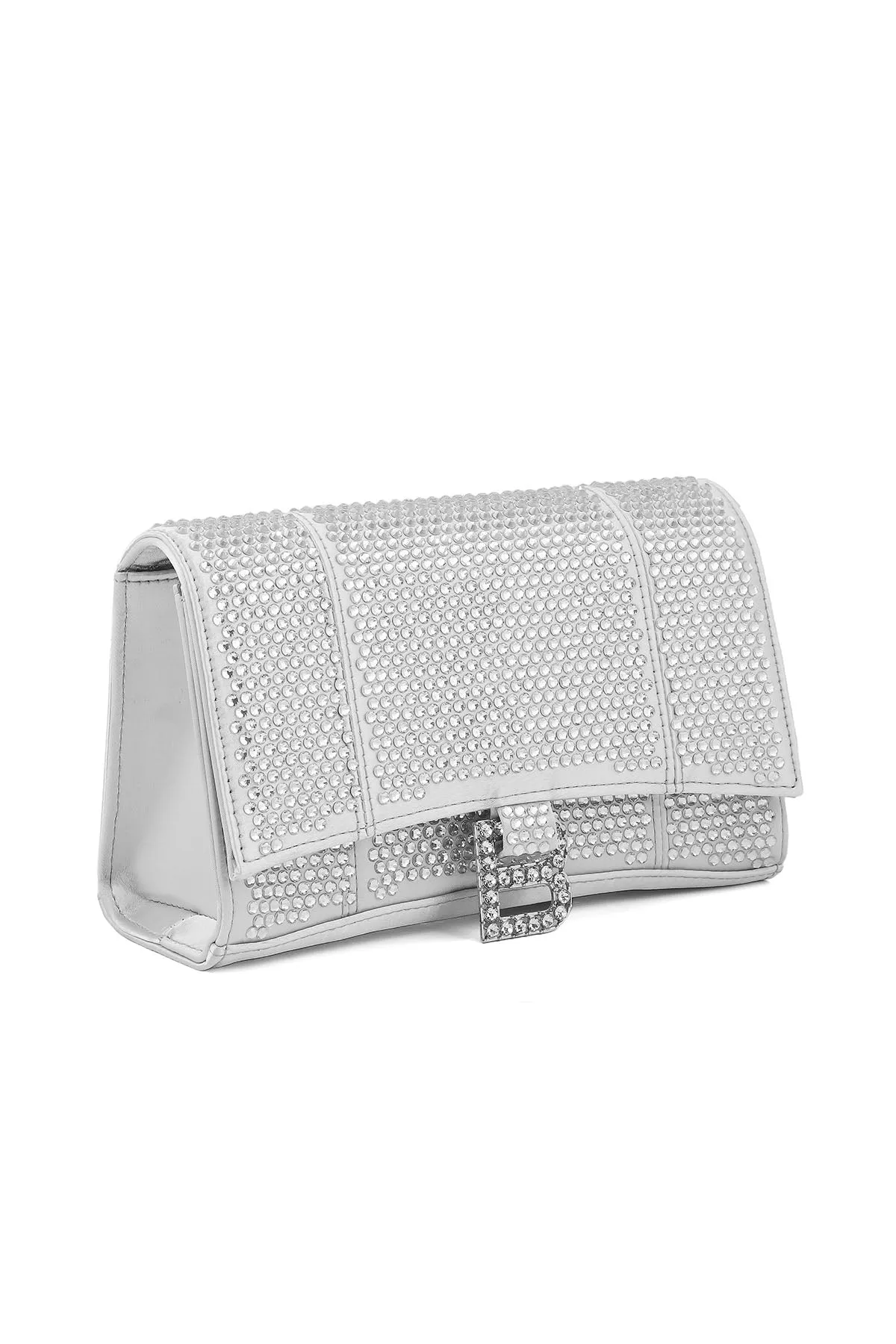 Flap Shoulder Bags B20751-Silver