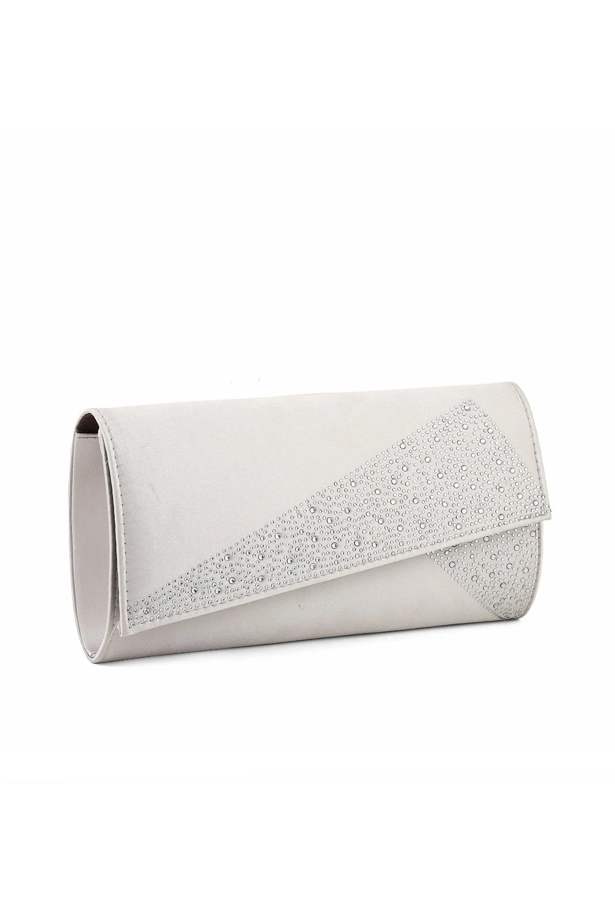 Flap Shoulder Bags B21582-Silver