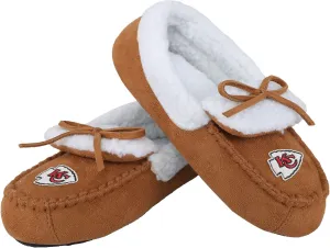 FOCO Boys NFL Team Logo Moccasin Slippers