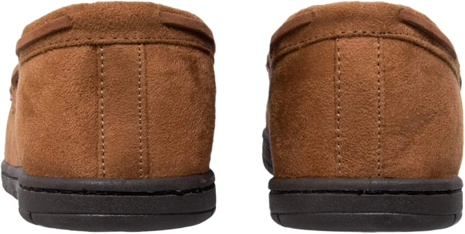 FOCO Men's NFL Football Team Logo Moccasin Slippers