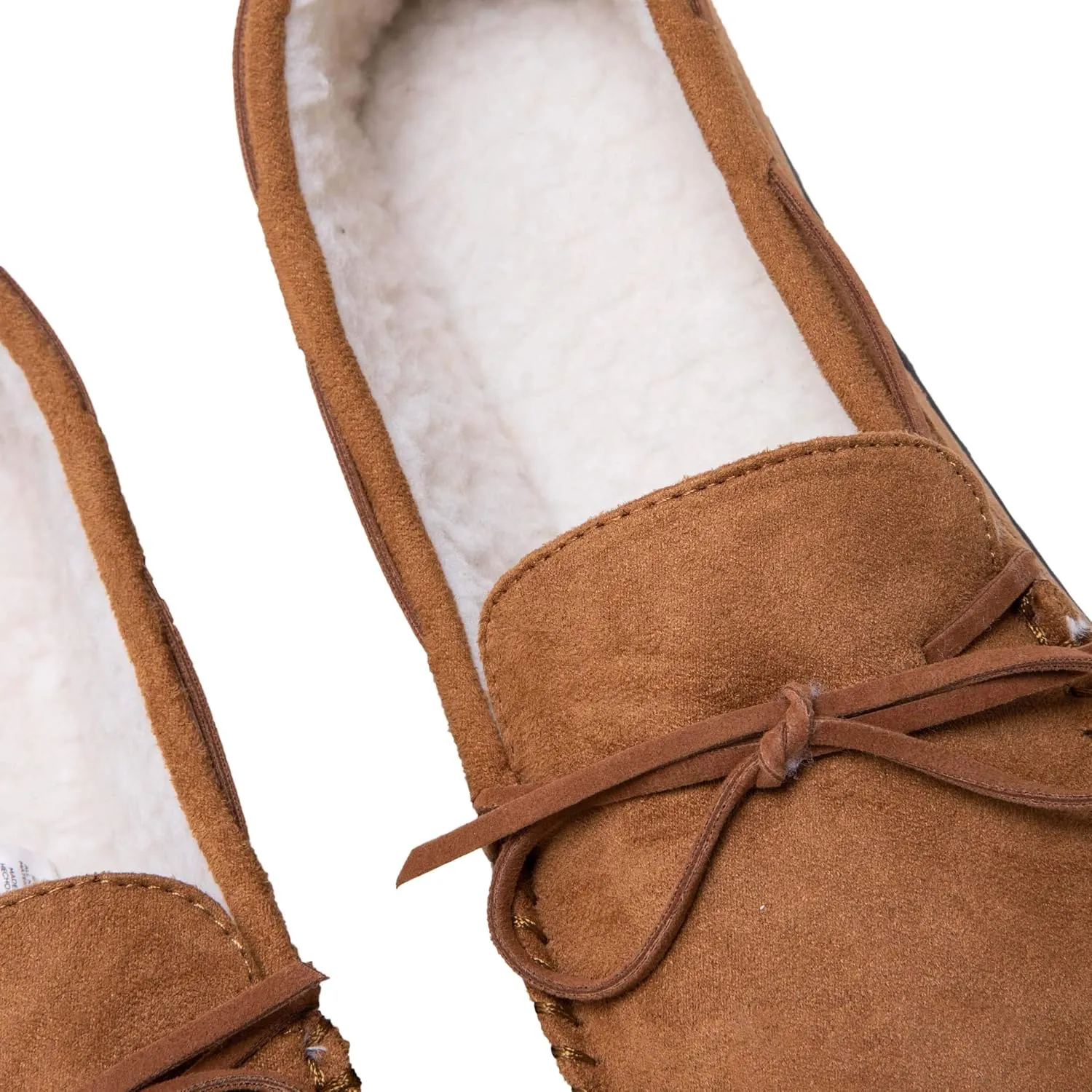 FOCO Men's NFL Football Team Logo Moccasin Slippers