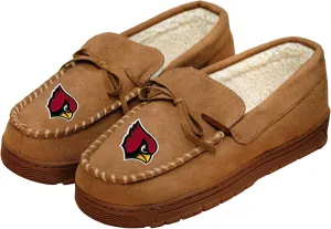 FOCO Men's NFL Football Team Logo Moccasin Slippers