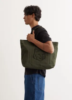 Fox Head Large Tote Bag