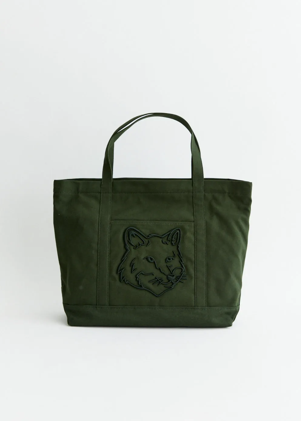 Fox Head Large Tote Bag