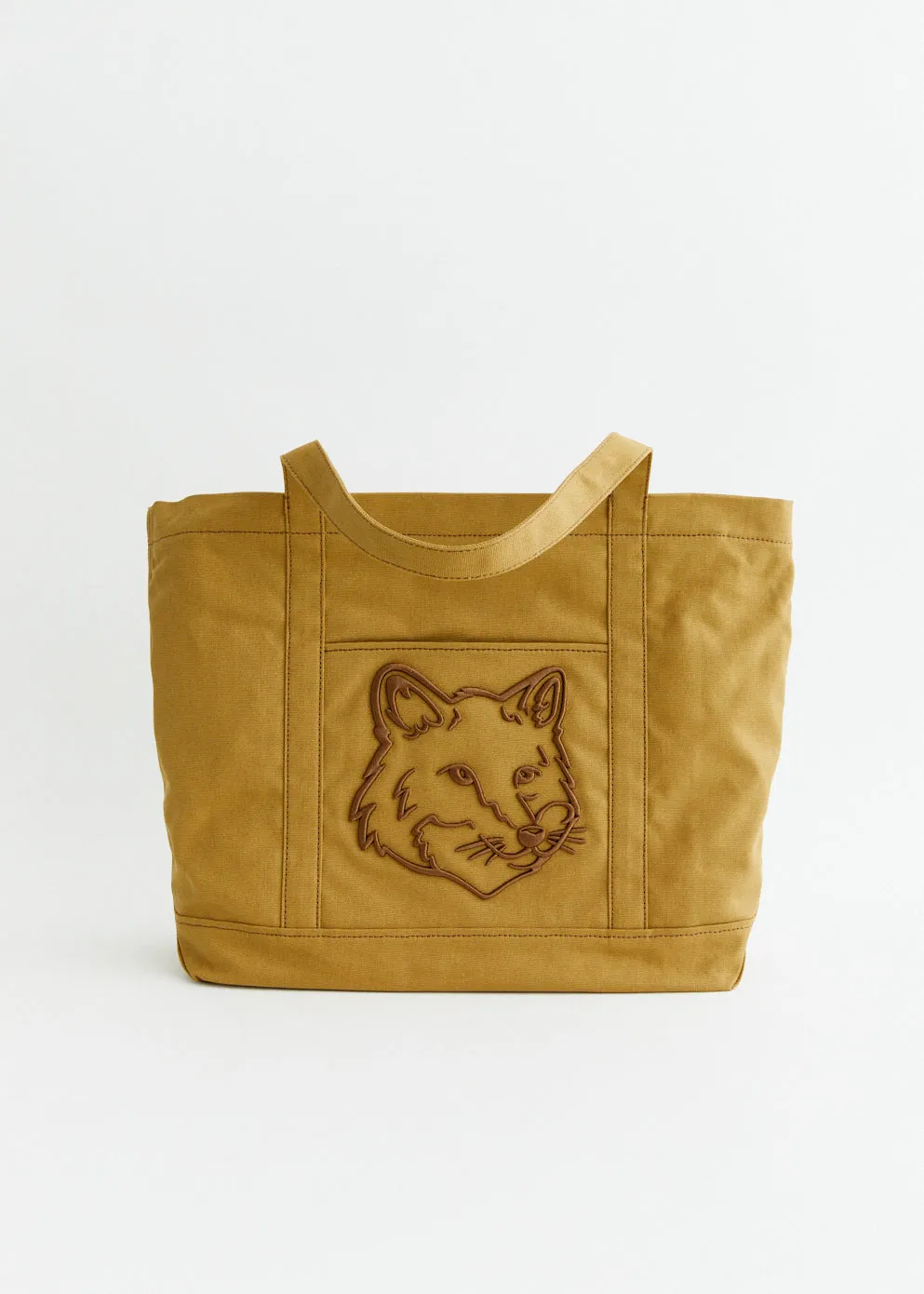 Fox Head Large Tote Bag