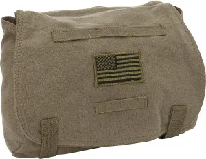 Fox Outdoor Products Retro Hungarian Shoulder Bag, USA Olive Drab, 43-092