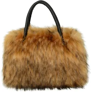 Furry Tote Bag for Women Fuzzy Faux Fur Large Tote Handbag Cute Soft Fluffy Purse Ladies Satchel