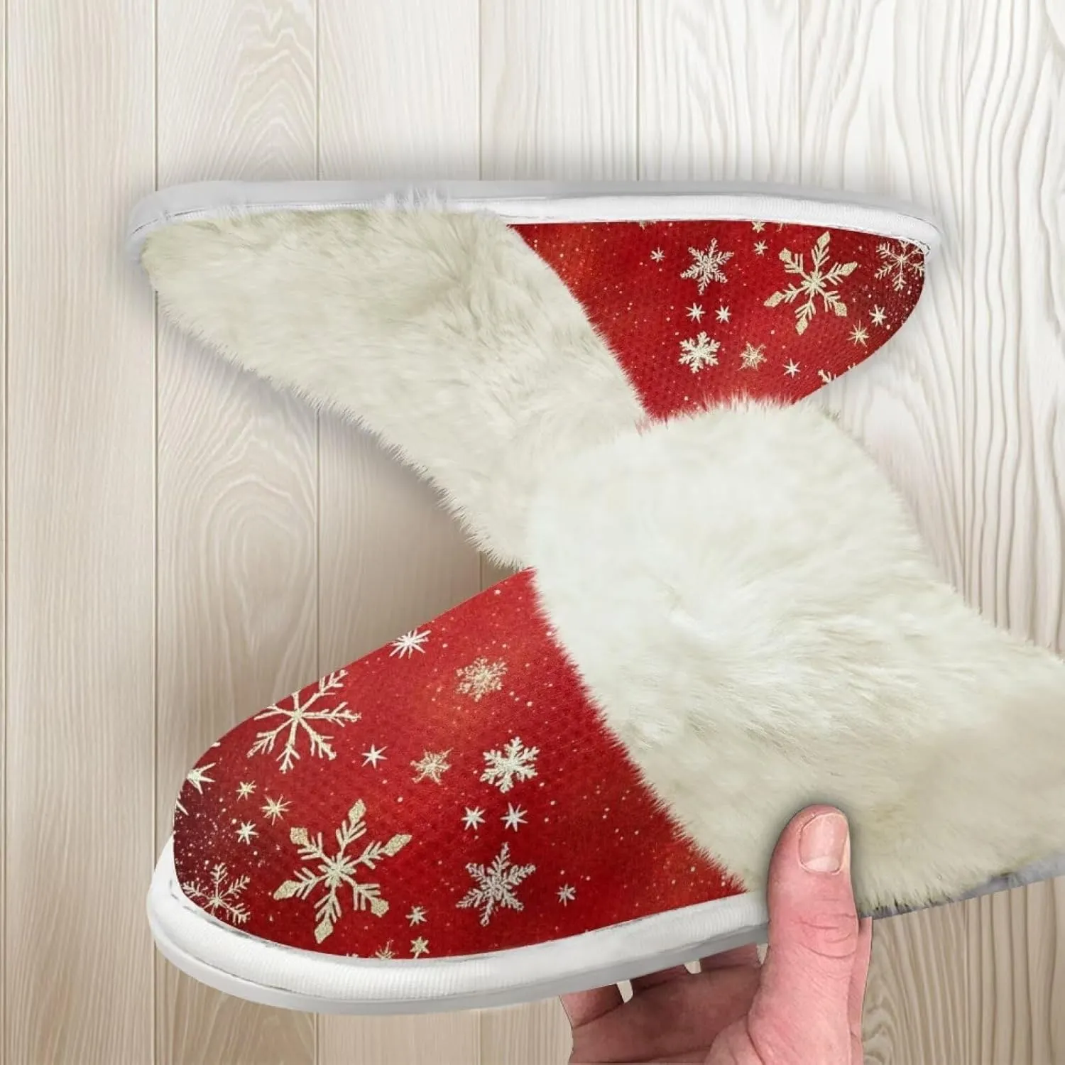 Fuzzy Slippers for Women Cozy Indoor Slippers for Women Fluffy Fur