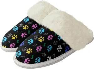 Fuzzy Slippers for Women Cozy Indoor Slippers for Women Fluffy Fur