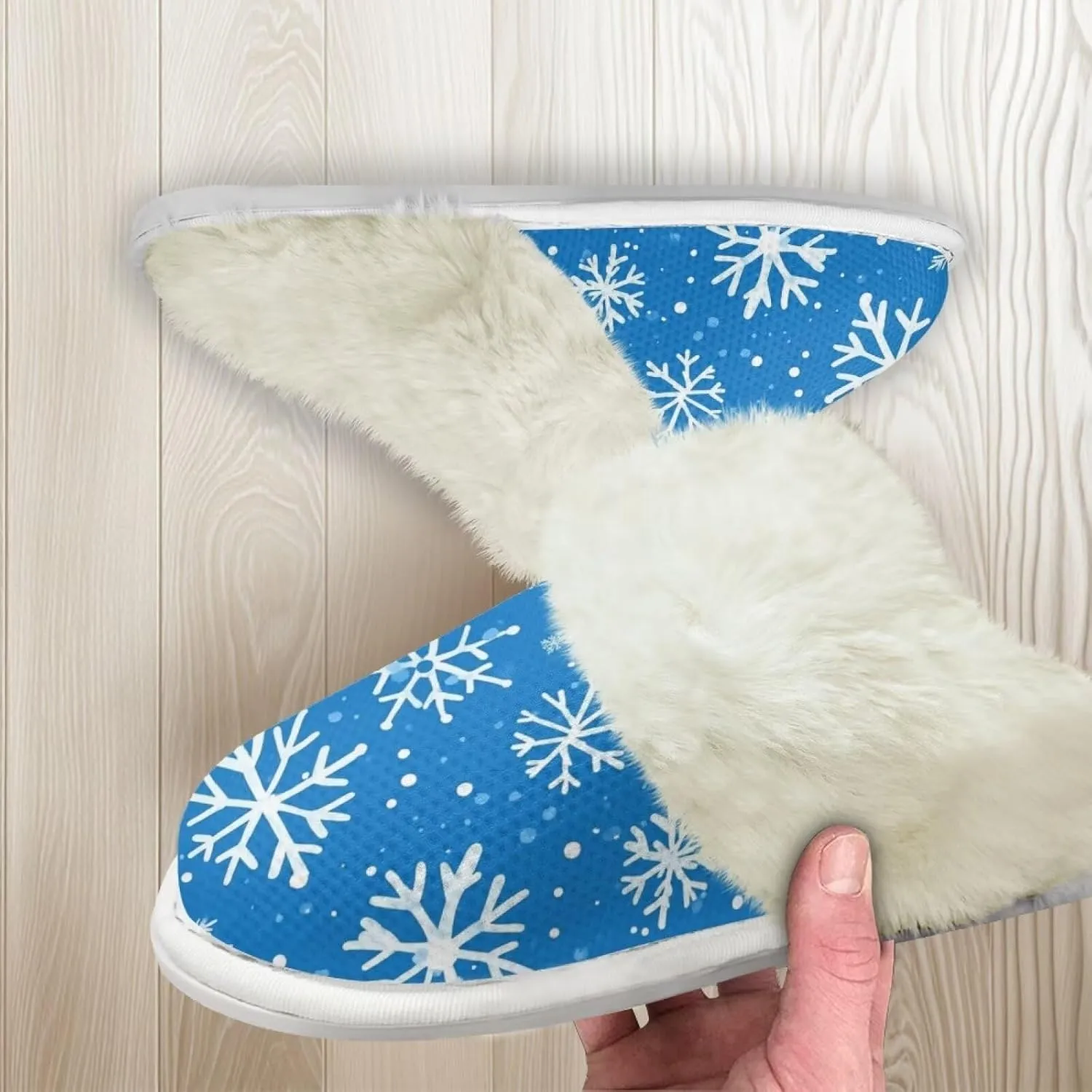 Fuzzy Slippers for Women Cozy Indoor Slippers for Women Fluffy Fur
