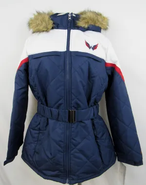 G-III Sports Washington Capitals Womens Size Large Full Zip Winter Coat ACAP 2 L