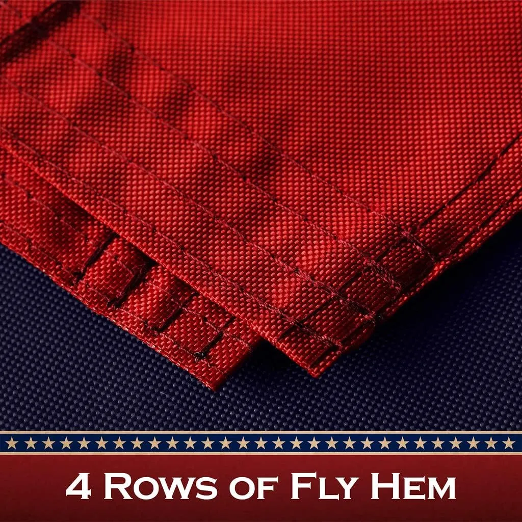 G128 Betsy Ross Tea-Stained Flag | 3x5 Ft | Pole Sleeve Embroidered 420D Polyester - Embroidered Stars, Sewn Stripes, Brass Grommets, Indoor/Outdoor, Vibrant Colors, Quality Polyester