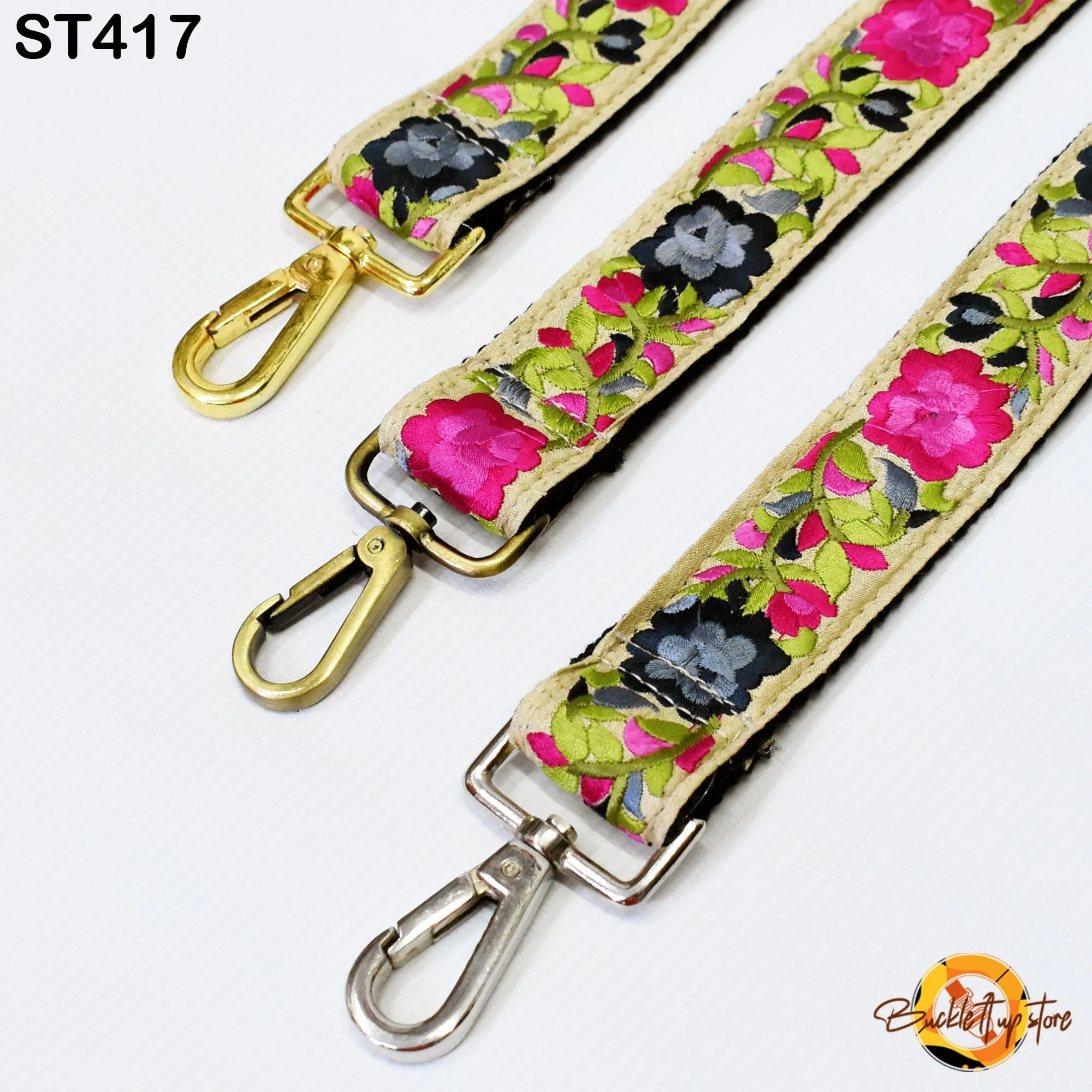 Gift for Sister Embroidered Messenger Bags Strap Crossbody Strap for Purses Embroidery Replacement Strap Boho Guitar Strap Handbag Strap