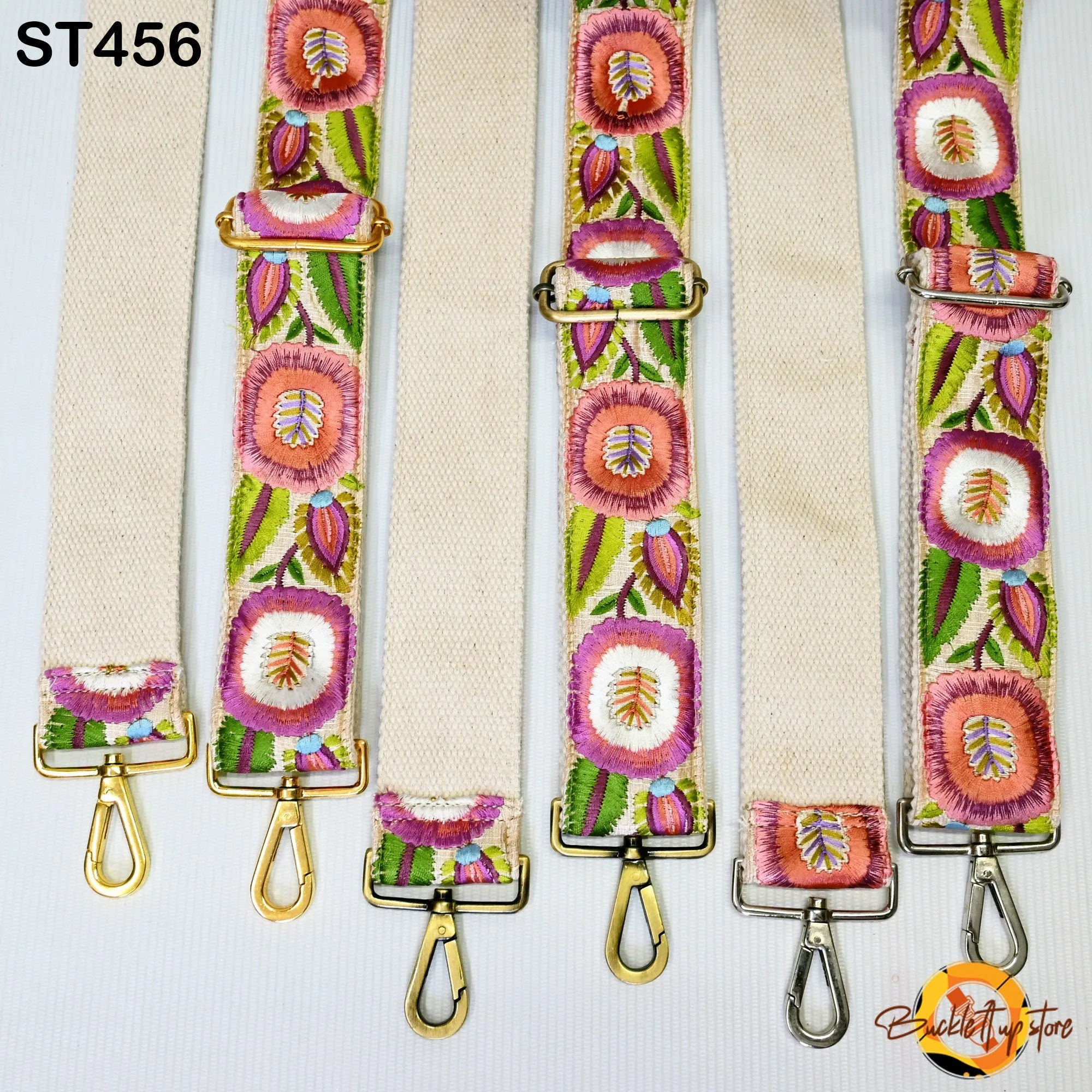 Gift Friend Crossbody Boho Sling Bag Strap for Purses Embroidery Adjustable Guitar Strap Replacement Handbag Strap Embroidered Camera Strap